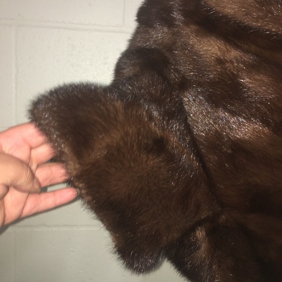Vintage Brown Fur Stole - Picture 6 of 17